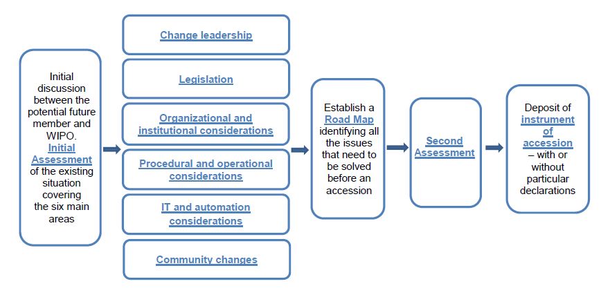 Flow chart of accession steps