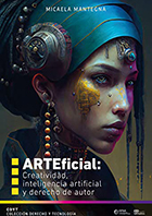 Cover of Micaela Mantegna’s book on AI and copyright entitled “ARTficial: creativity, artificial intelligence and copyright