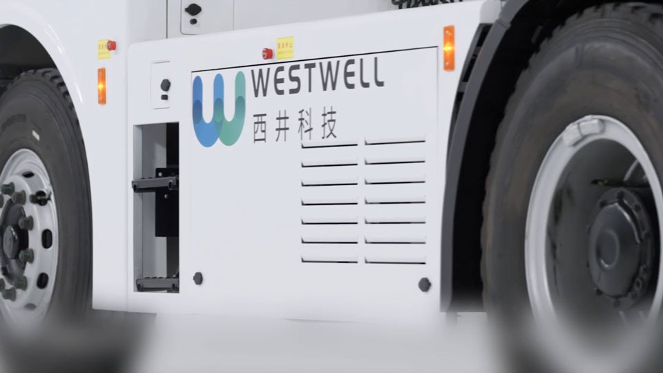 Westwell’s logo displayed on the side of a Q-Truck®
