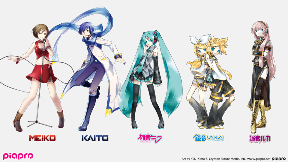Photo of Crypton virtual characters