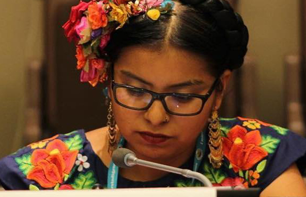 达利·安赫尔·佩雷斯，拉丁美洲和加勒比地区土著人民发展基金的土著青年和妇女计划协调员