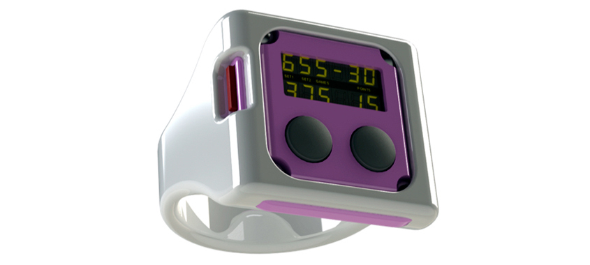 Picture of the Score Buddy device