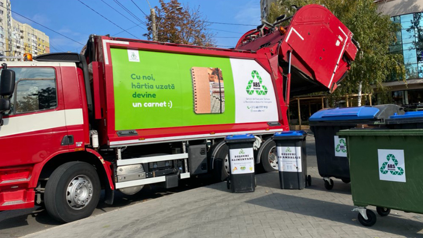ABS Recycling municipal waste collection truck