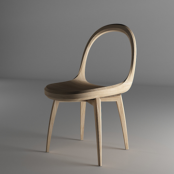 A chair designed by Nastaran