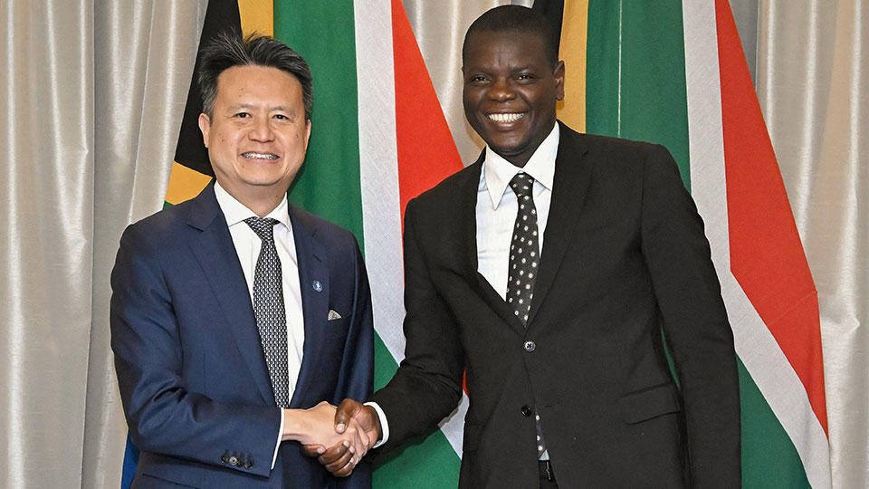 WIPO Director General Daren Tang Visits South Africa