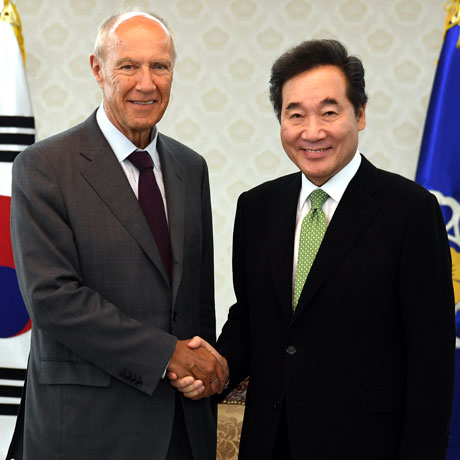 Photo de Francis Gurry et Lee Nak-yon