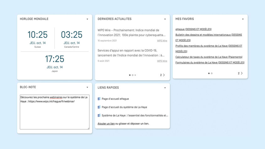 Widgets génériques