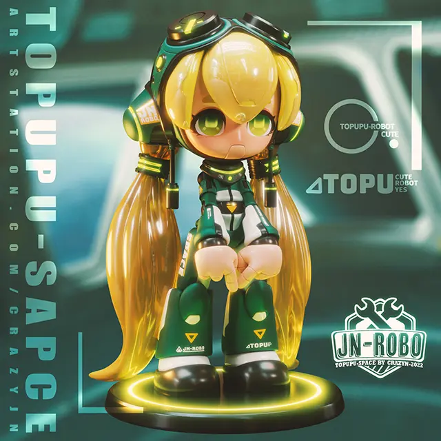 Crazyn Topupu Space 3D model