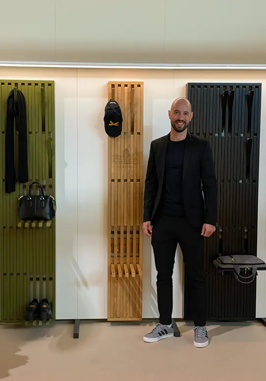 Kavčič Furniture's Hangy – shown here in three sizes with Žan Kavčič