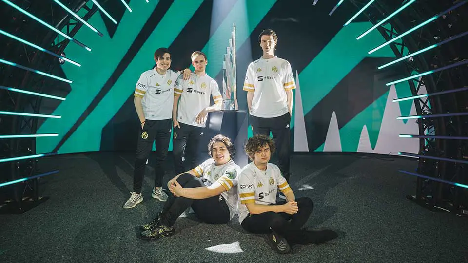 Members of the Mad Lions esport team
