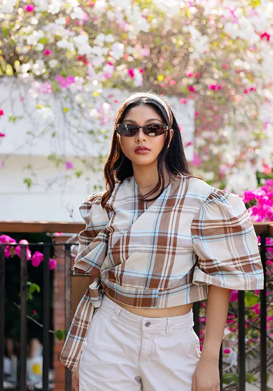 Modern Ilongga Hablon Blouse
