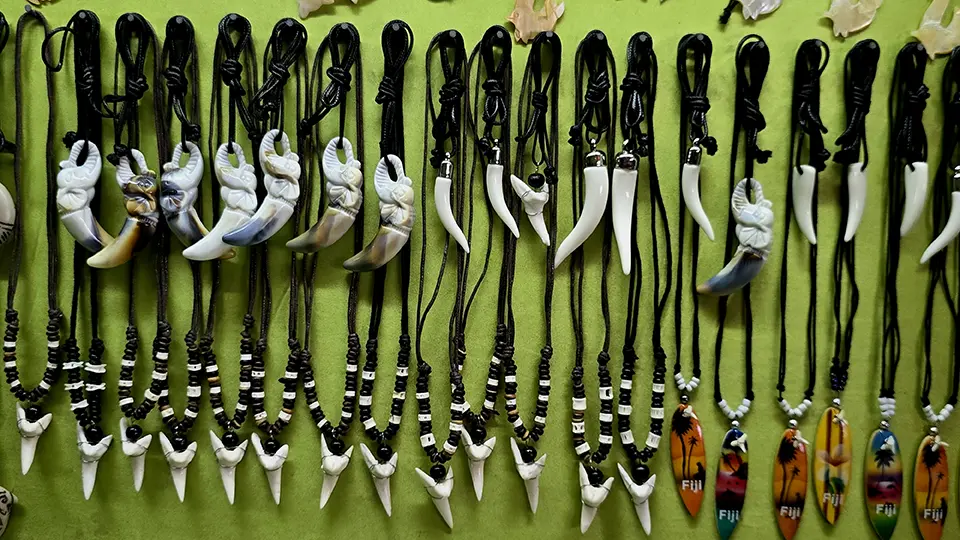 Assortment of Bir Vijay Anand's necklaces