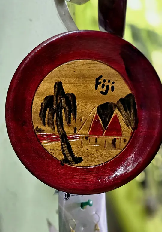 Wooden plate from Bir's shop