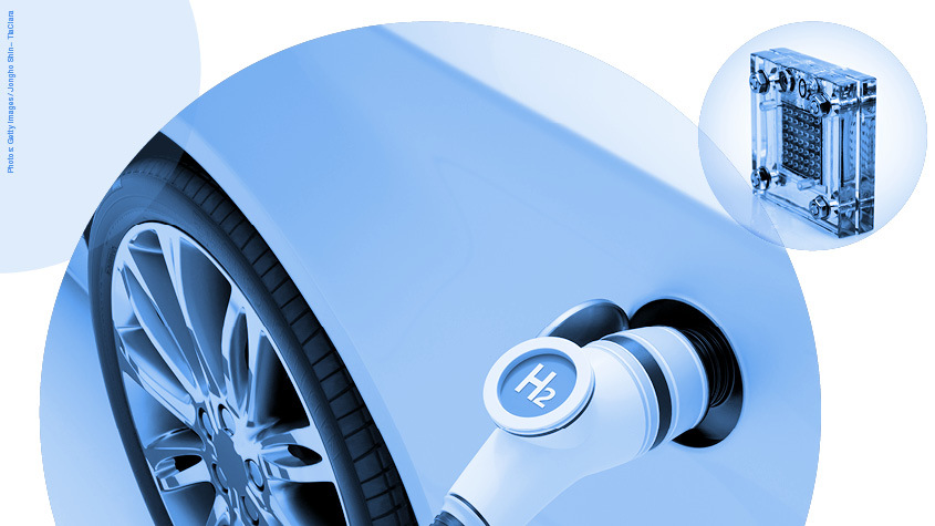 Cover: Hydrogen fuel cells in transportation