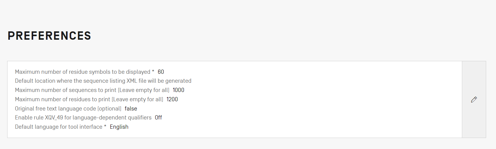 Vous souhaitez actualiser les préférences pour tous les projets