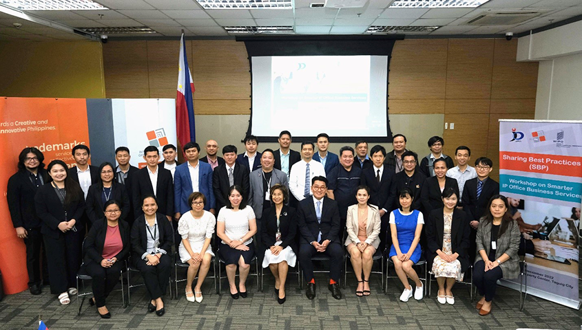 Photo de membres du personnel de l'Office de la propriété intellectuelle des Philippines (IPOPHL)