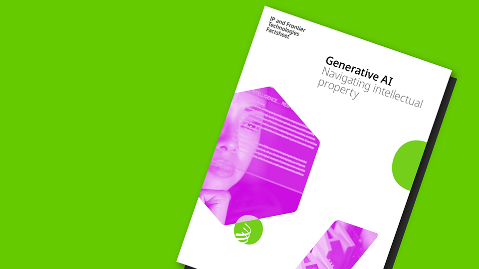Generative AI: Navigating Intellectual Property publication cover