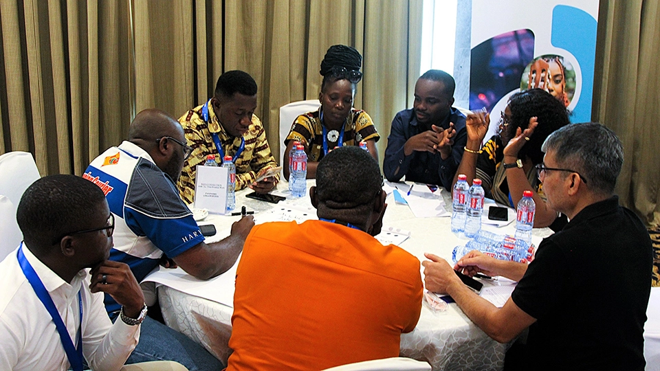 Group discussions during the Cross-Regional Forum on IP and Music: Afro-Caribbean Creative Bridge.