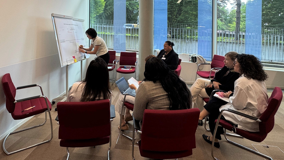 Participants taking part in breakout sessions during the Women and IP Symposium 2026.