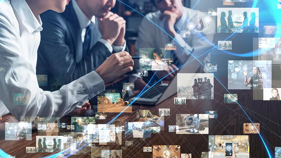 Business and technology concept