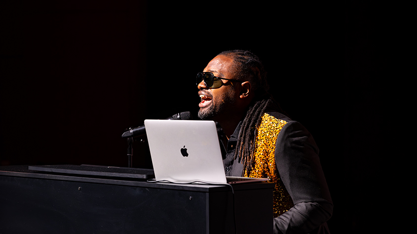 Cobhams Asuquo in concert at WIPO.
