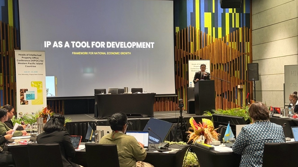 Government officials and IP experts gathered at the HIPOC conference in Port Moresby, Papua New Guinea.