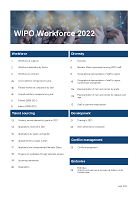 WIPO Workforce June 2022