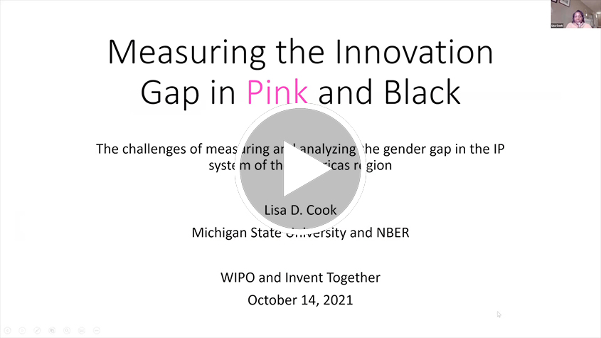 Video of Dr. Lisa Cook’s presentation on gender gap challenges in innovation
