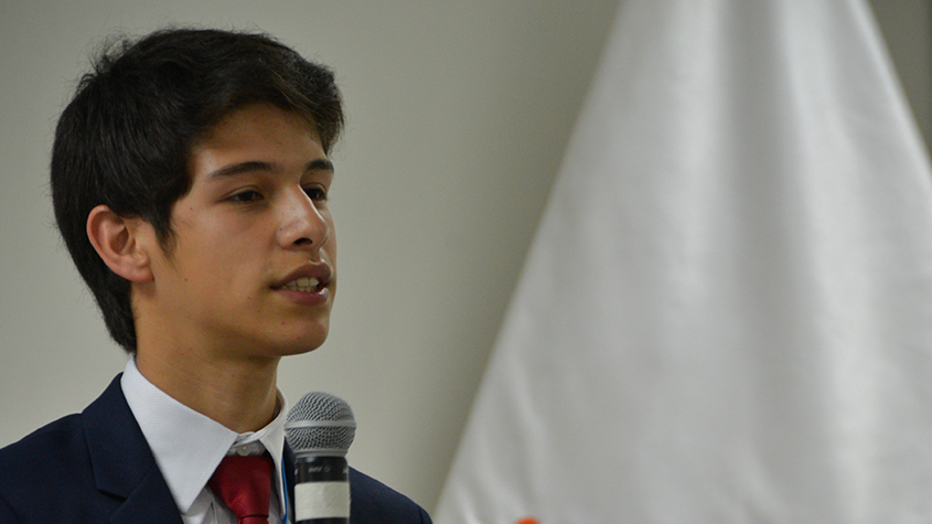 Photo of Santiago Mena López, WIPO IP Youth Ambassador (Peru)