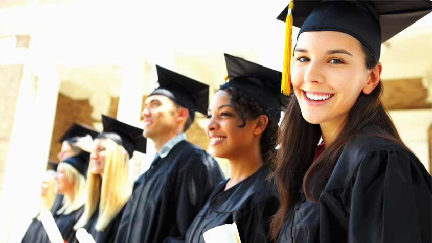 Graduates of the WIPO Academy Joint Master in IP at their graduation ceremony