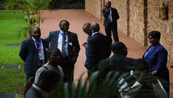 Participants during a short break. (Photo: WIPO)