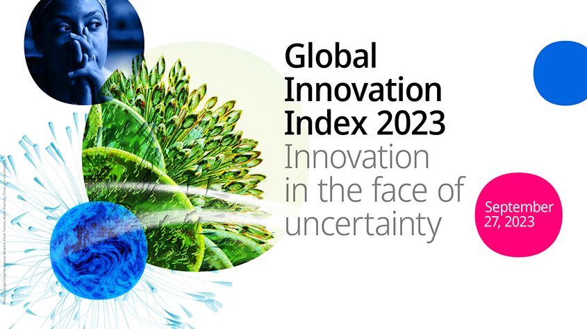 Couverture de la publication de l’Indice mondial de l’innovation 2023