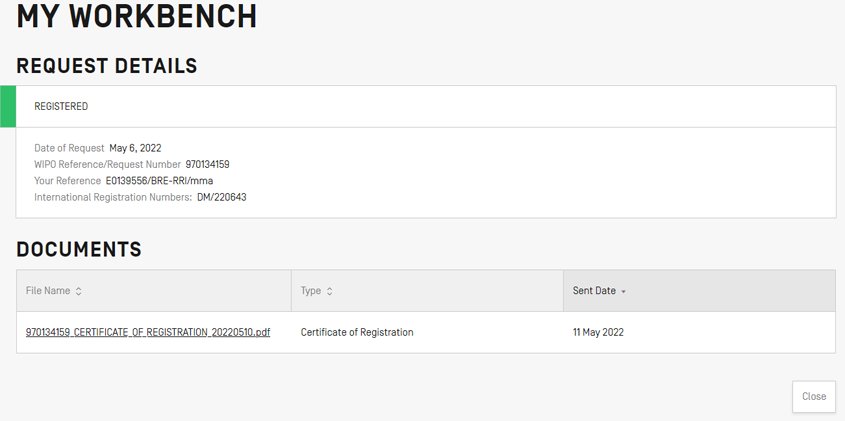 screenshot of the eHague workbench