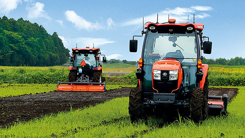 Photo of a Kubota tractor