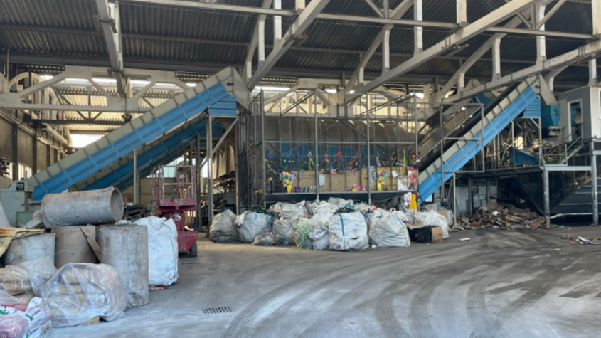 ABS Recycling solid waste sorting plant