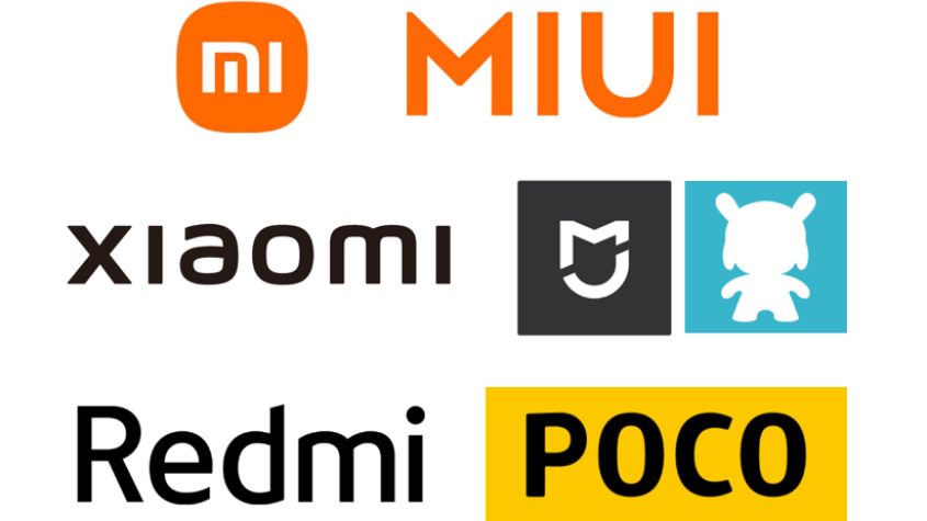 Multiple Xiaomi logos