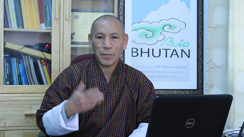 Ugyen CEO of BioBhutan
