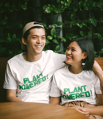 Max Mandias and Helga Angelina, co-founders and owners of Burgreens and Green Rebel
