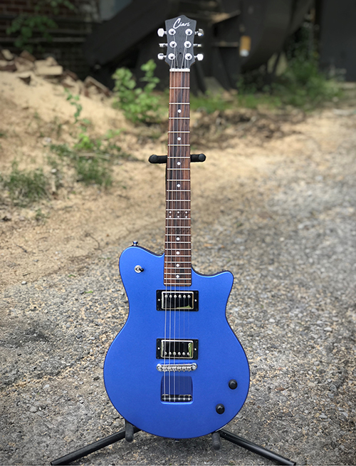 The Ascender Foldable Travel Guitar when unfolded