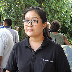 Visootha (Nikki) Lohitnavy, General Manager and Oenologist of GranMonte, wearing a black GranMonte polo shirt