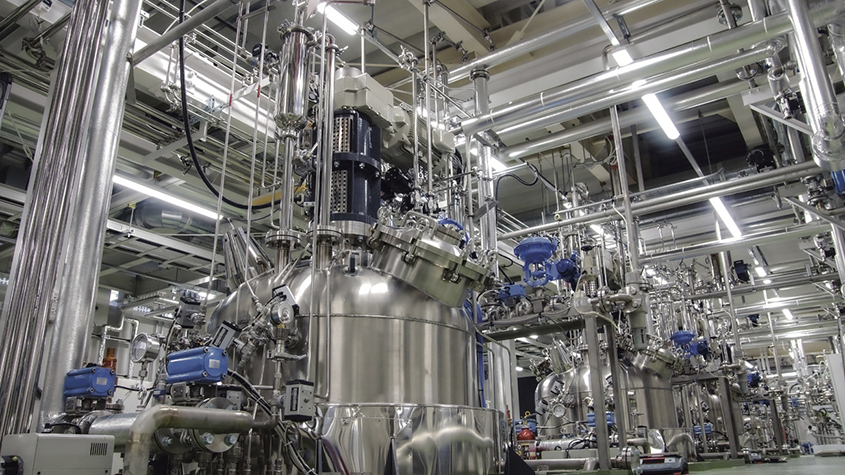 Spiber’s Brewed Protein polymer culturing facility in Tsuruoka, Yamagata