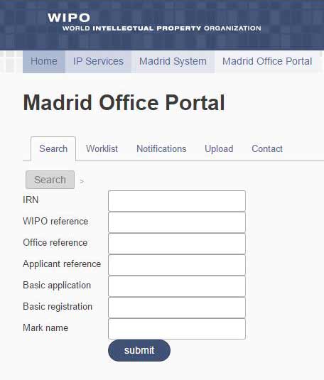 Wipo madrid login