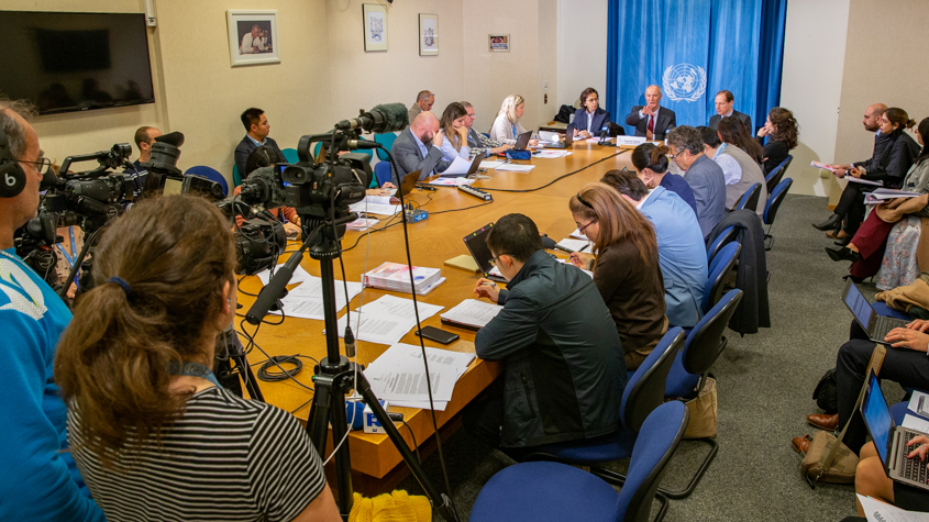 Photo of the WIPO Press Conference