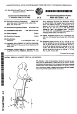 Example of the front page of a PCT patent application for an invention by Mr. Dean Kamen, subsequently commercialized as the Segway® Human Transporter