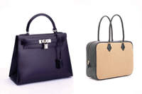 Le sac Kelly d’Hermès et le nouveau sac Plume d’Hermès - la maison Hermès figure parmi les 10 principaux utilisateurs du système de La Haye pour l’enregistrement international des dessins et modèles industriels (voir la page ..), avec des centaines de dessins et modèles enregistrés dans le cadre de ce système. (Crédit : Hermès)