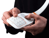 Samsung’s Touch Messenger enables blind users to send text messages in Braille. (Courtesy Samsung)