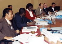 Two teams review the licensing deal they have struck in a Successful Technology Licensing training exercise. (Photo: WIPO)
