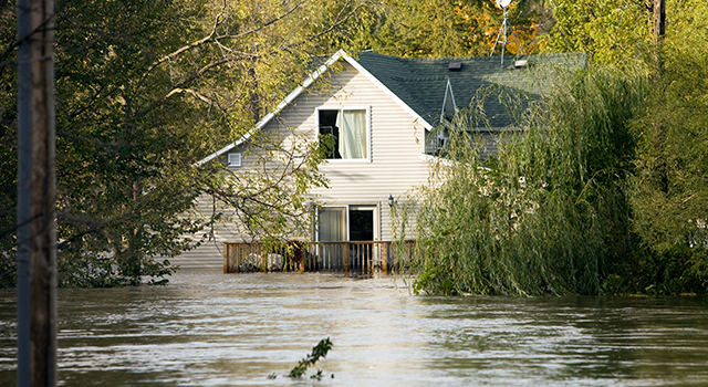 Flooded House, Following a Severe Rainstorm