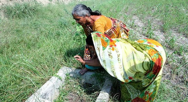 Underground transfer of floods for irrigation (UTFI) is a form of MAR common around the Ganges River basin in India