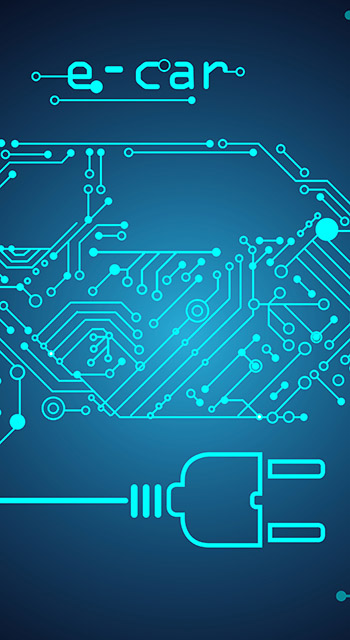 renewable energy, car on charging station